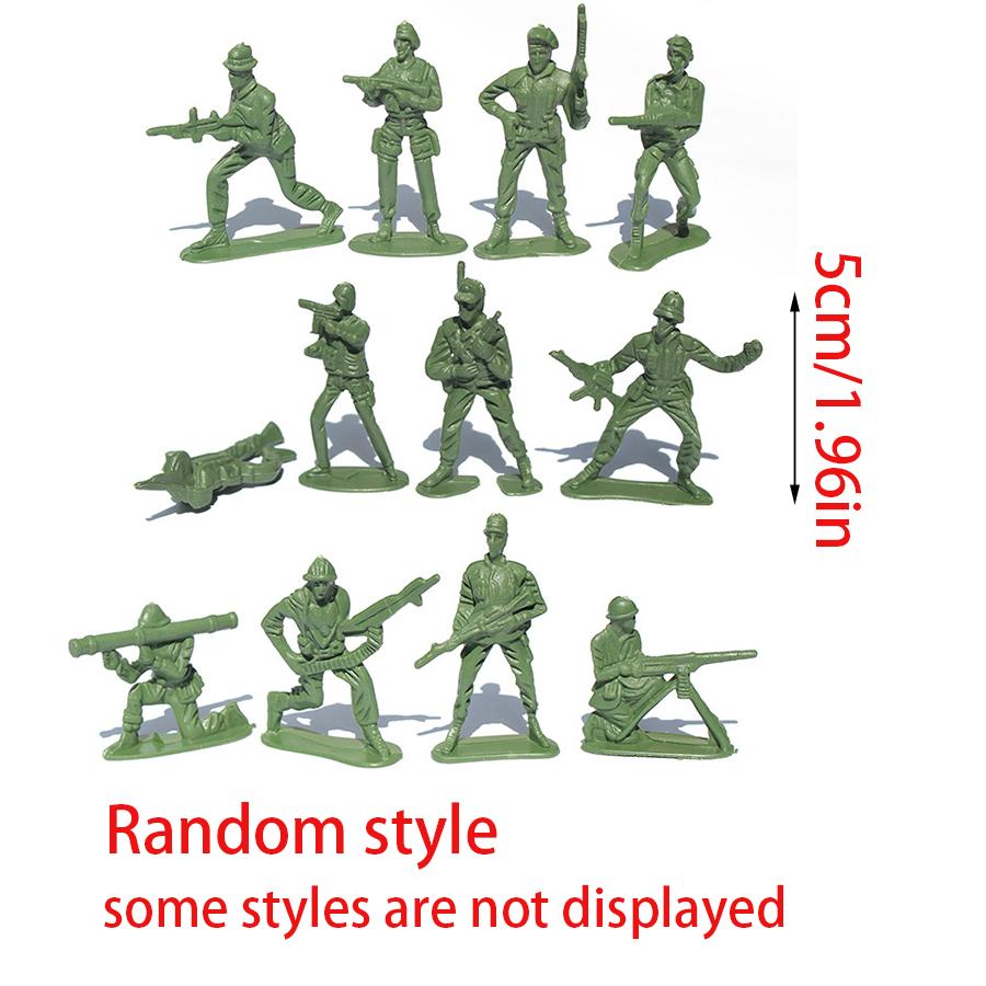 26/52/100pcs Mini Soldiers Model Indoor Decor Collection Sand Table Military Simulation Game Props for Party Birthday Gift XJM