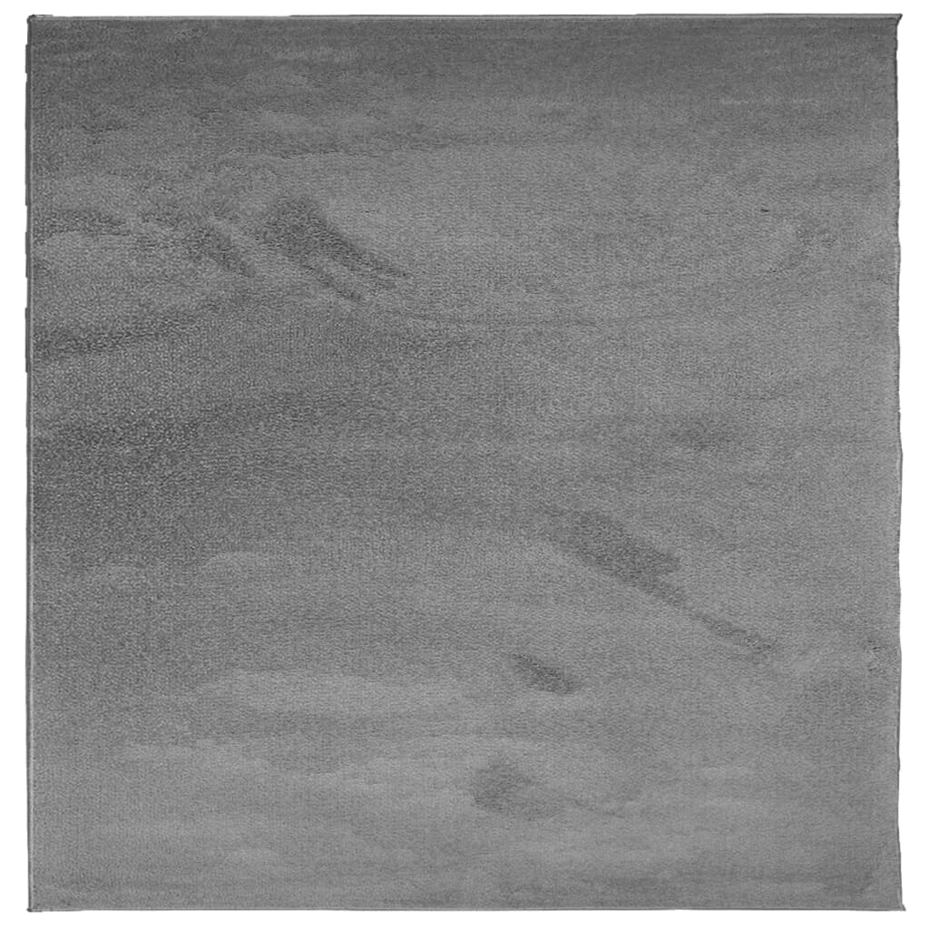 Oviedo Short Pile Rug Anthracite 120 X 120 Cm