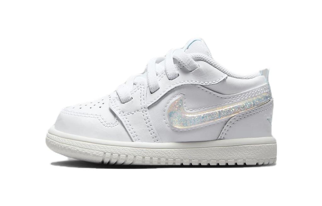 Jordan Air Jordan 1 Slip Resistant Cushioning Low top Toddler Shoes Summit White Infant And Toddler FQ9114-100