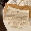 Large Size Women's Boxer Panties Are Soft and Breathable, Comfortable and Skin-friendly, Floral Pastoral Style, Daily