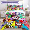 Set Biancheria da Letto Circo Digitale Copripiumino Traspirante con Federe Biancheria da Letto Decorativa per Camera da Letto Decorazione Casa Regalo di Compleanno