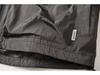 TENDGANK Color Block Hooded Windbreaker with Pockets - Japanese Retro Style