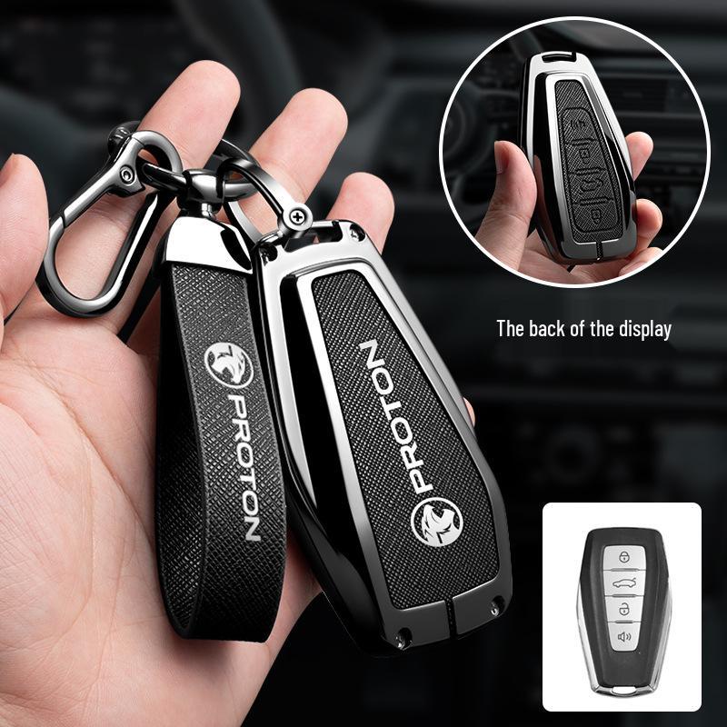 Proton X70 Key Cover: Customizable Car Key Case with Proton Logo.