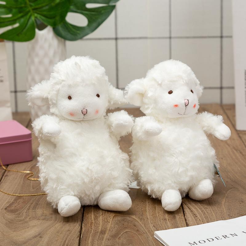 8-inch Claw Machine Doll Small Aries Plush Toy Happy Sheep Doll Birthday Gift Creative Wedding Throw Gift