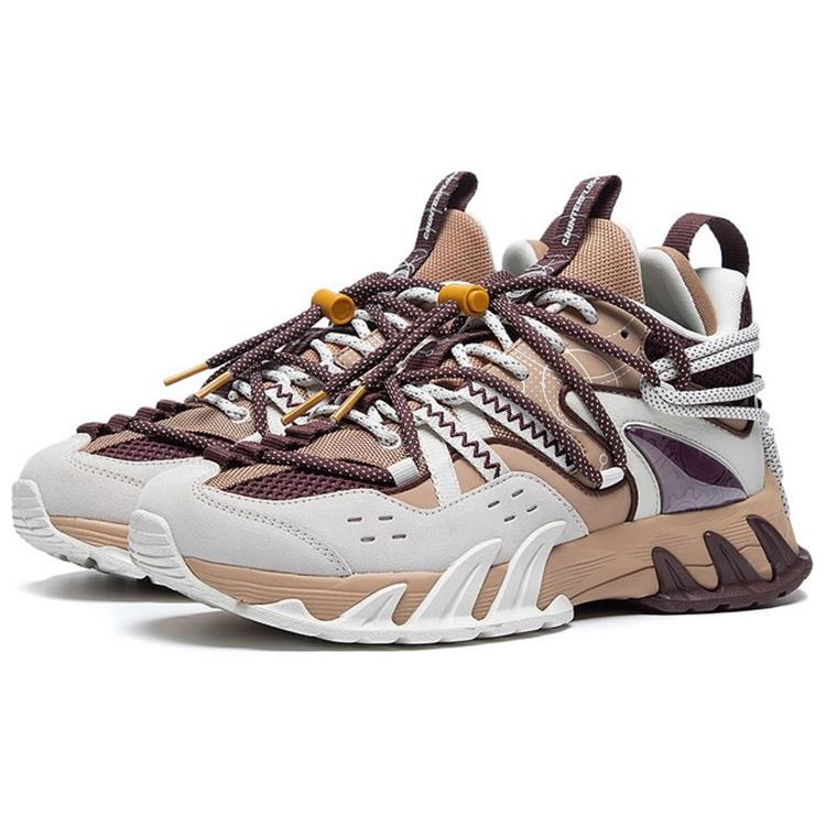 New LiNing Xiao Yao Xing Getaway Wear Resistant Slip Resistant Cushioning Low Top Sports Casual Shoes Men's Clever Umber ARDS017-2