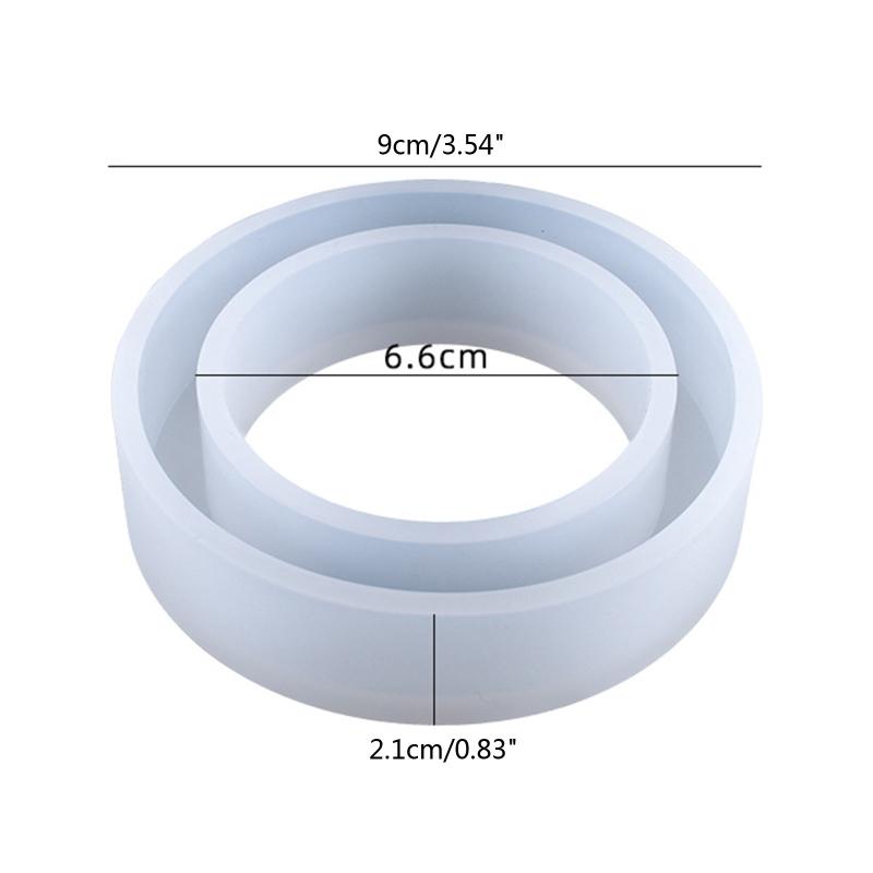 Bracelet Mold Ring Resin Casting Mold Set Round Epoxy Mold Silicone Bracelet Ring Mold Jewelry Diy Craft Making Supplies