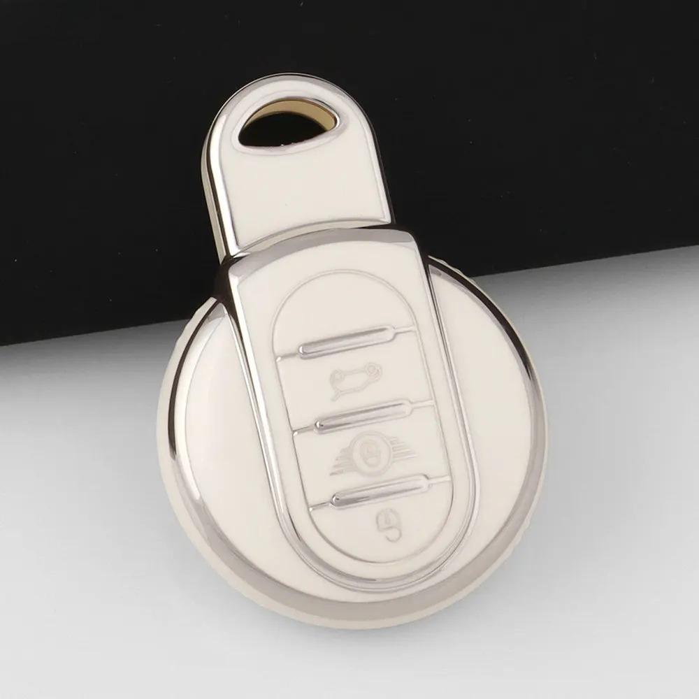 New Tpu Car Key Shell Fob Cover Keychain For Bmw Mini Cooper S One Jcw F54 F55 F56 F57 F60 Clubman Countryman Key Case Protector