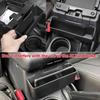 Front Center Console Hanging Armrest Storage Box Organizer Container Tray for Jeep Wrangler JK 2011-2017 Interior