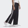 adidas Originals Women's PRIMEBLUE Classic 3-Stripes Wide Leg Pants Black GD2273