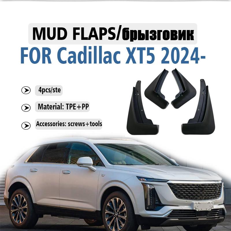 Vorne Hinten 4 Stück FÜR Cadillac XT5 2025 Schmutzfänger Kotflügel Schmutzfänger Schutzbleche Spritzschutz Schmutzfänger Auto Zubehör