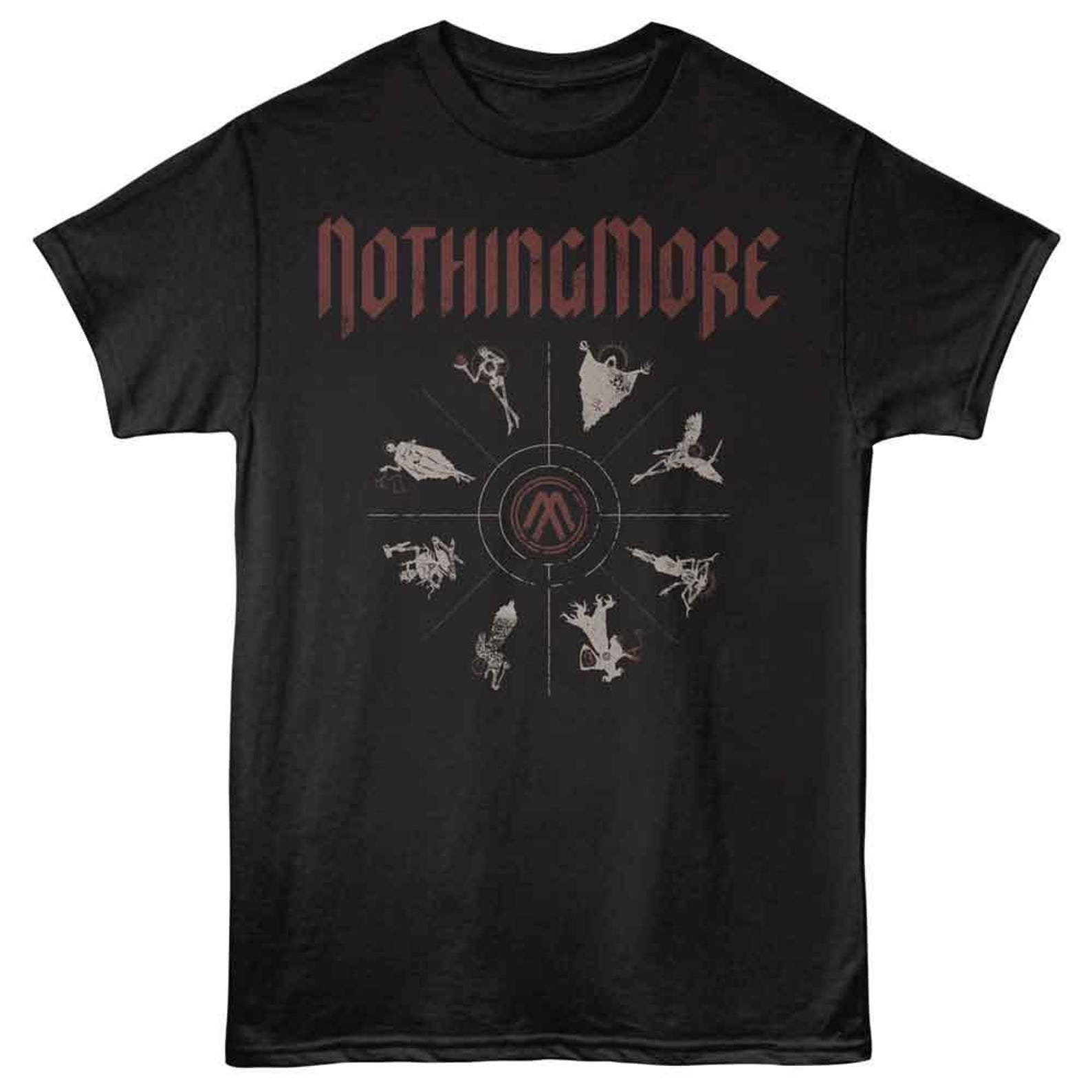 Nothing More Circle Of Lions Black T-Shirt XL