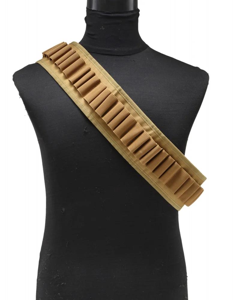 30 Round Shell Holder Belt Training Hunting Accessories Outdoor Sports 12 Gauge 12GA Ammo Bandolier Cartridge Waist Belts