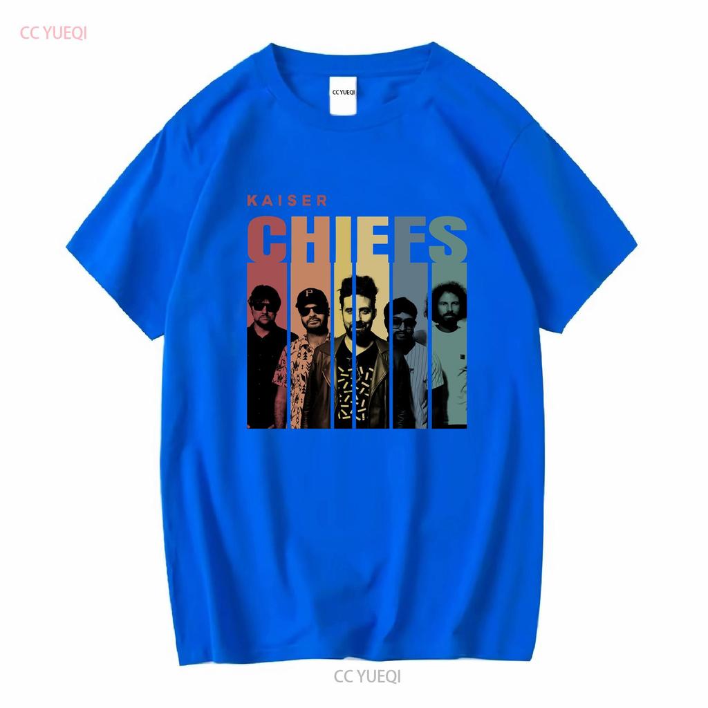Kaiser Chiefs Band Vintage T Shirt Fan Rock Music Long or Short Sleeves Vintage Washed Casual Soft Graphic Slightly