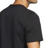 Adidas T Shirts Men's Black Crew Neck Moderate Straight Fit HS2533