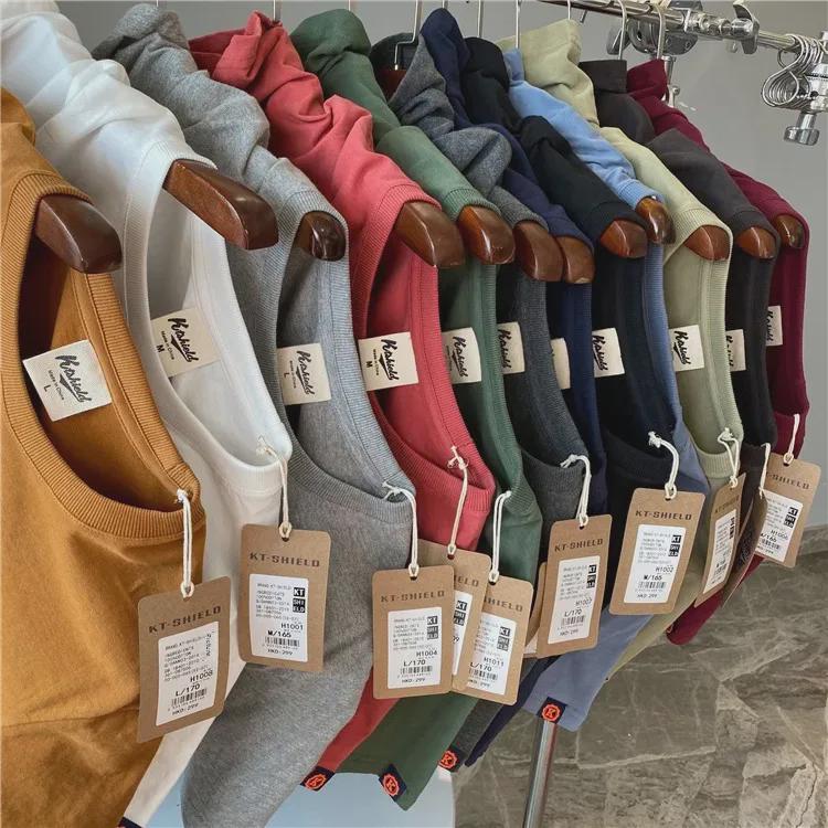 HK Fashion: 2020 Trendy Korean Men's T-Shirt In Vibrant Summer Colors, Made from Premium Xinjiang Cotton