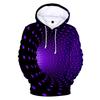 Unisex Men's 3D Printing Creative Round Neck Casual Long Shirts Top Blouse