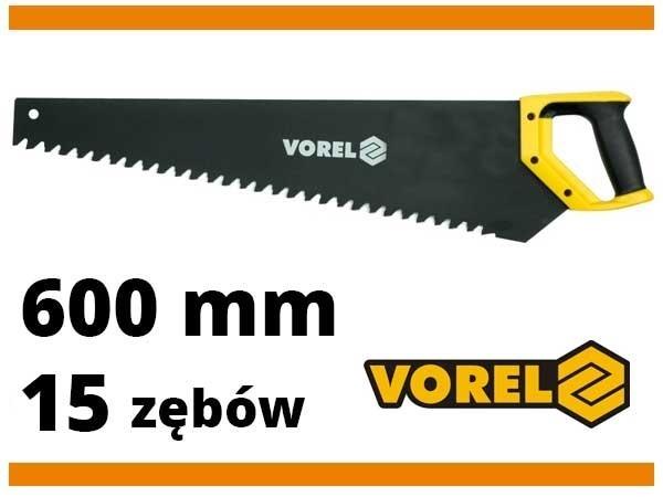 Aerated concrete saw l- 600mm, 15 carbide teeth 28011 VOREL
