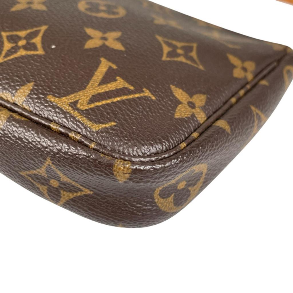LOUIS VUITTON Pochette Accessoires M58009 Handbag Brown Women used