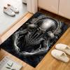 Biomechanical style sculpture Print Carpet Rug for Living Room Bedroom Sofa Doormat Home Decor Non-slip Floor Mat