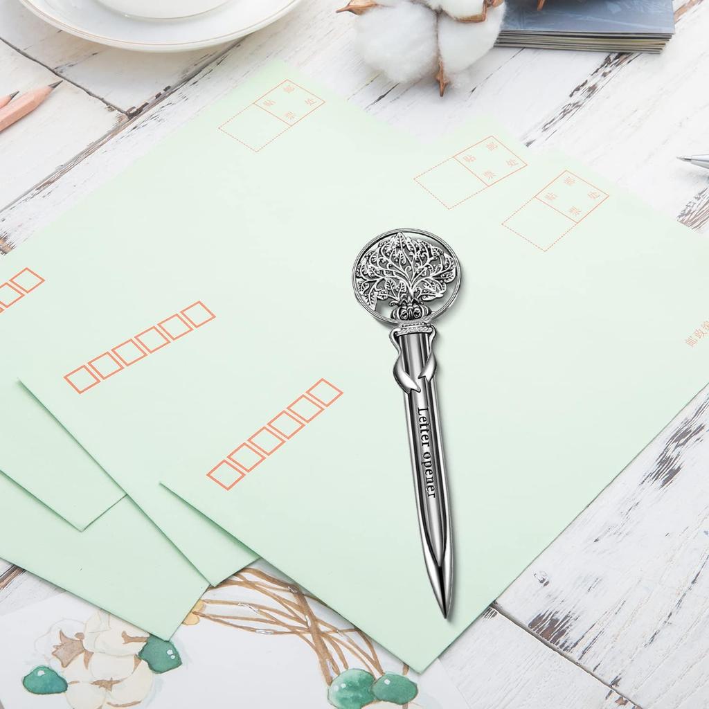 Letter Opener,Envelope Opener Letter Openers Envelope Slitter Mail Opener Envelopes Stationery for Package,Envelope,Paper Cut,Safe Mail Opener