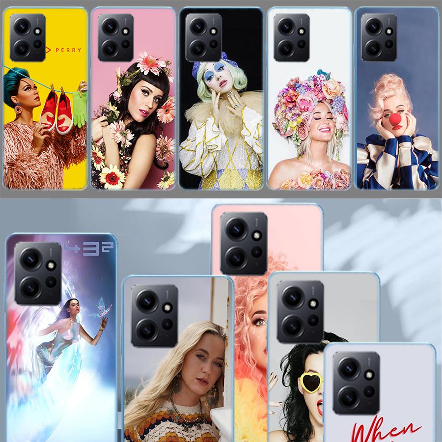 Singer K-Katy Perry Phone Case For Redmi Note 14 15 Pro 5G 13 12 Pro Plus 11 11T 11E 11S 10 Pro 10S 9 9S Cover Cell Clear TPU Ca