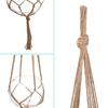 WTEMPO Macrame Potted Plants Hanger Ropes To Hang Flower Pot Plant Holder for Indoor Outdoor Farm Garden Plant Rope Hangers DIY Hanging Planter Basket