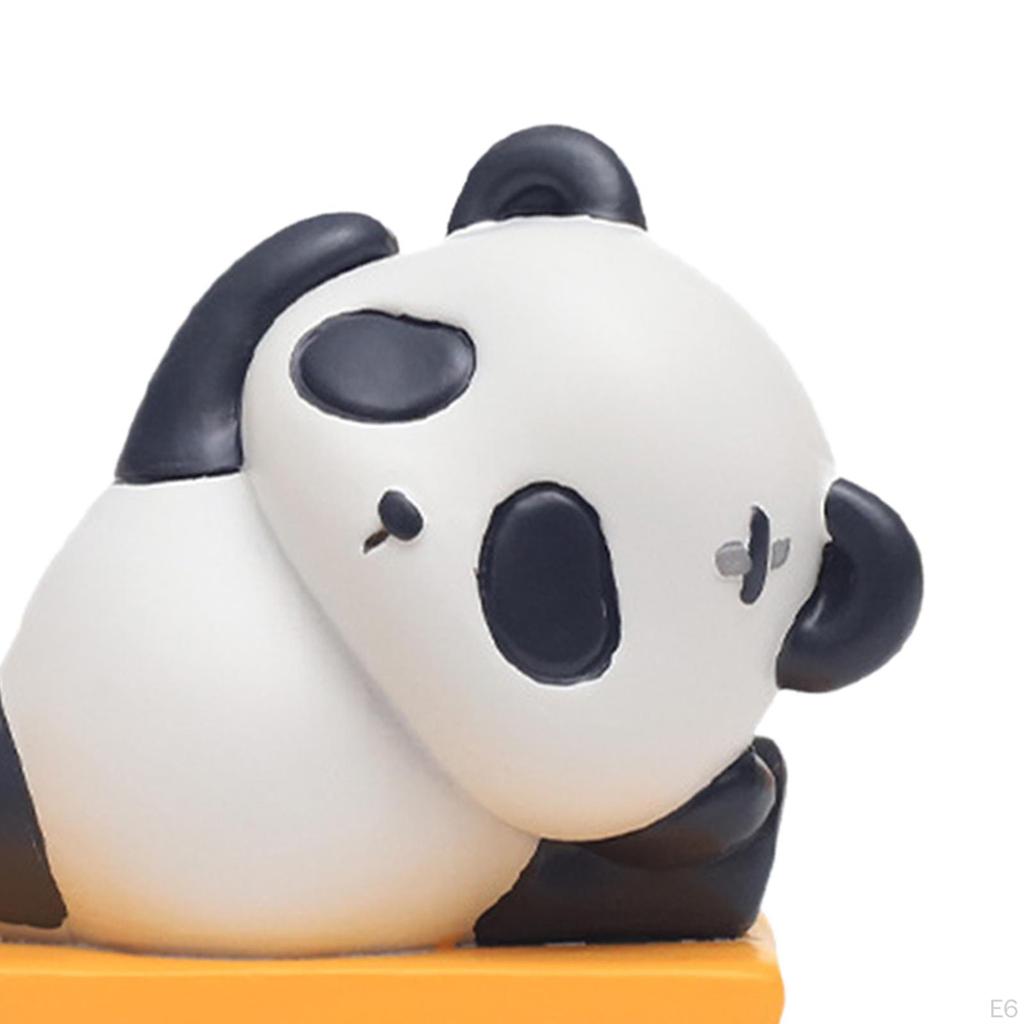 Adorable Resin Panda Figurine for Home Decor and Gift Giving