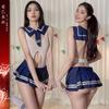 Sex Lingerie Pure Desire Student Wear Free JK Uniform College Style Cosplay Sexy Sailor Suit One-piece Suit