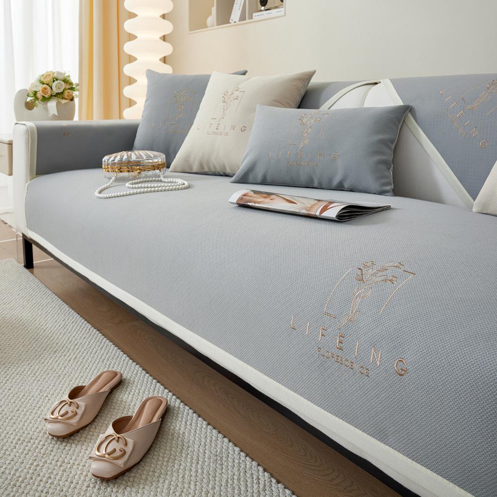 

Современная подушка для дивана для гостиной, чехол для диванной подушки, универсальный нескользящий чехол на четыре сезона, тканевый чехол, простой чехол 70X70