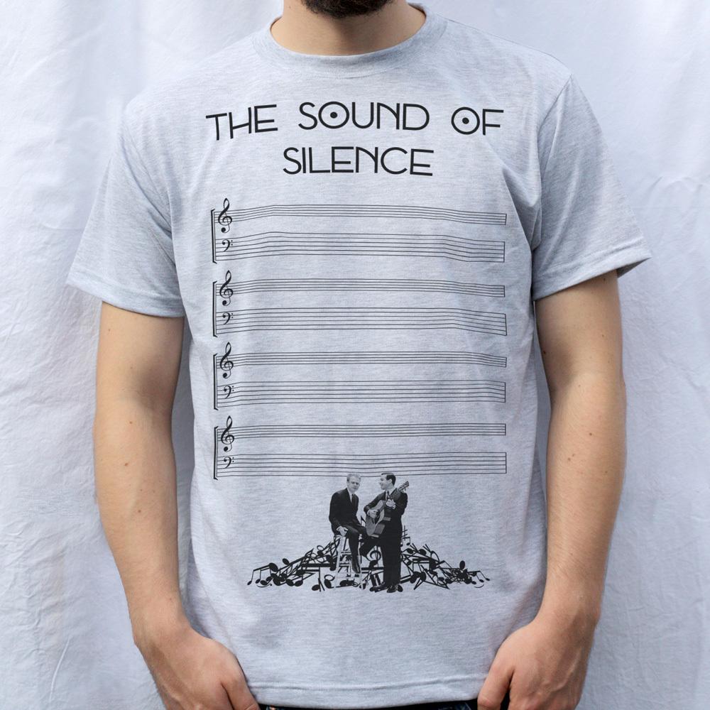 The Sound Of Silence Design T Shirt Simon Garfunkel