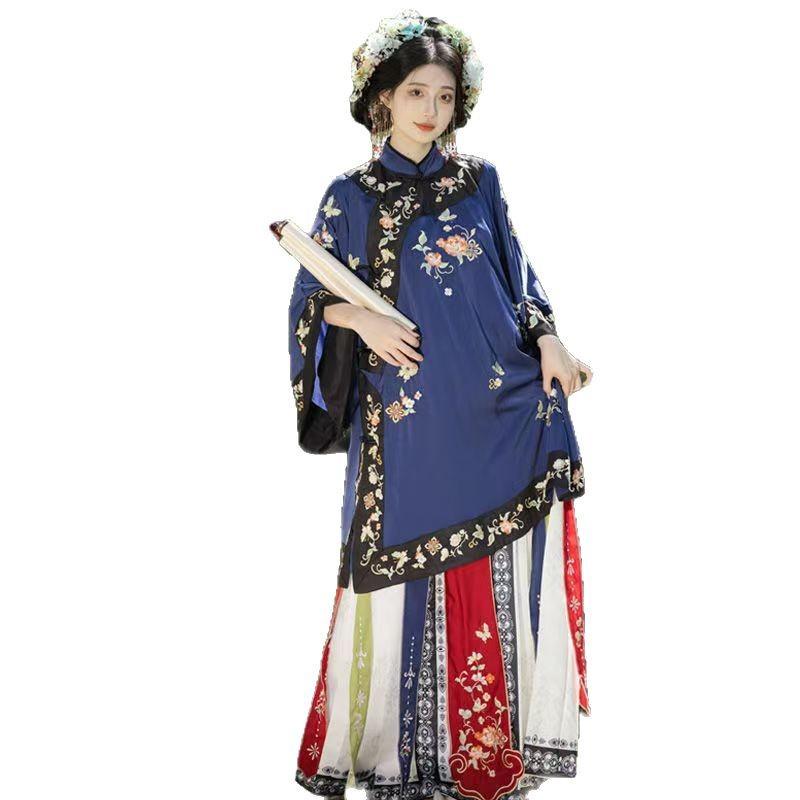 Da Yuan Luo Yi Qing Han Dynasty Antique Clothing Heavy Industry Embroidery Late Qing Dynasty Pingyao Jin Shang Young Grandma