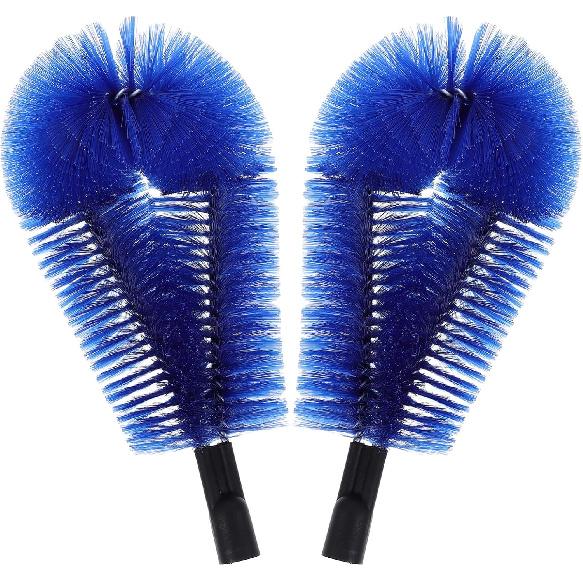

Operitacx Gutter Cleaning Brush Head 12.6 Inch Multi-Functional Roof Gutter Dust Removal Tool with Locking Thumb Screws for Home and Commercial Use синий