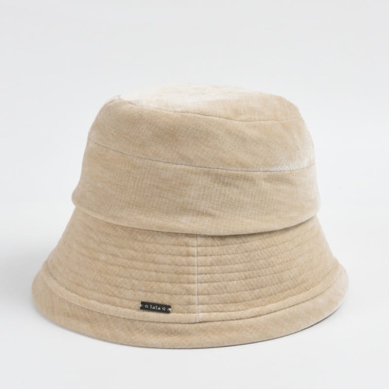LALA Premium Velvet Hat - Beige