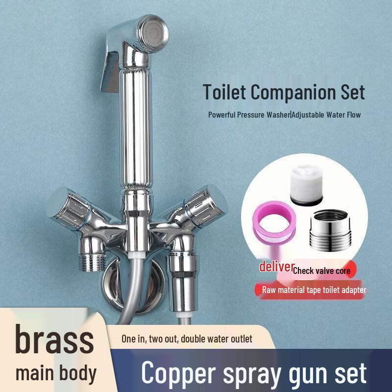 Bathroom High-Pressure Bidet Sprayer Faucet Set