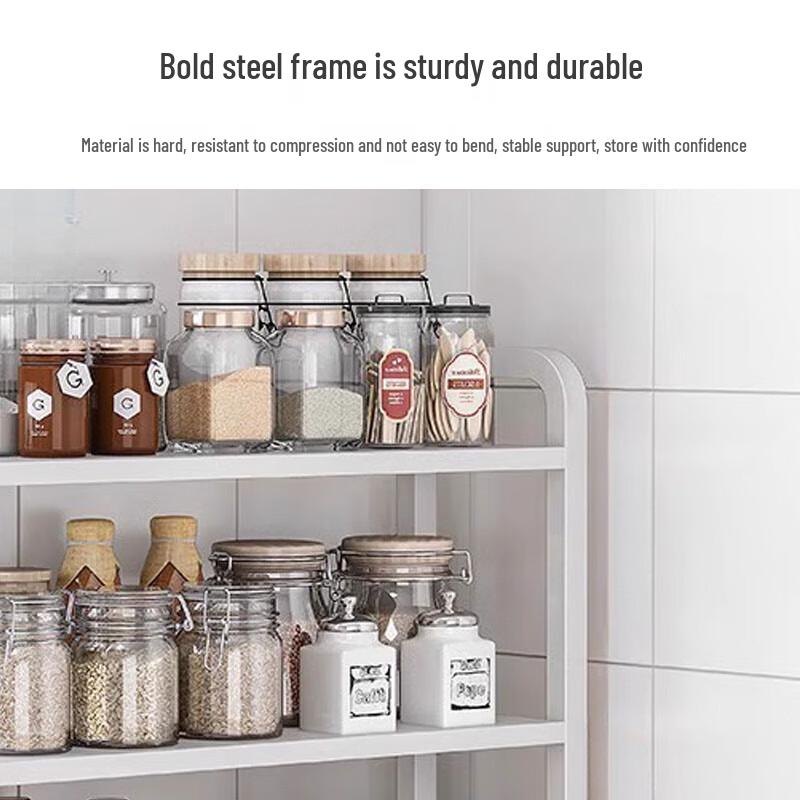 3-stöckiges verbreitertes Küchenregal