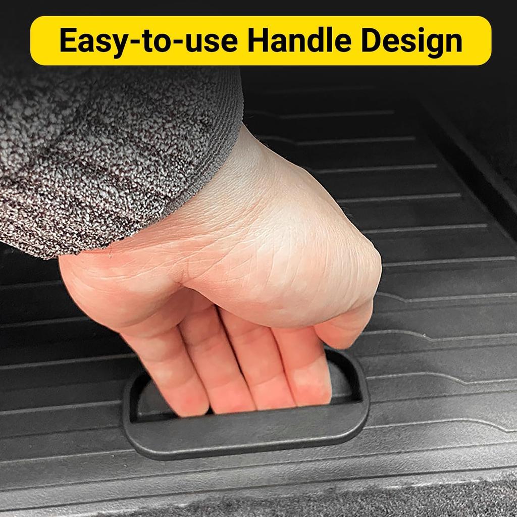 For 2024 2025 Tesla Model 3 Highland Rear Trunk Organizer Side Storage Box Boot Mat Bins TPE Flocking Lids Cover Car Accessories