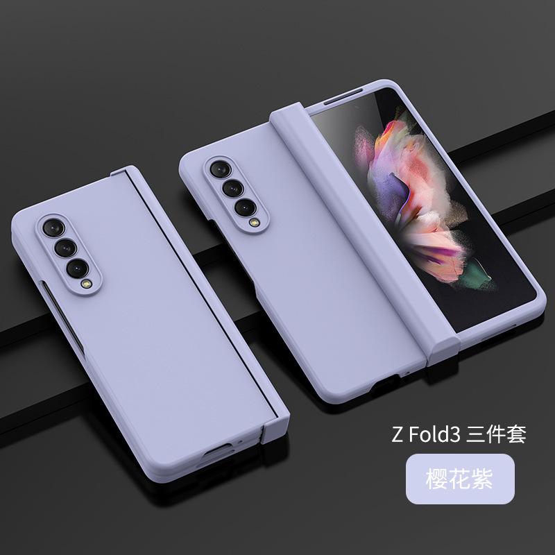Case for Samsung Galaxy Z Fold 7 6 5 4 3 Hinge Protective Shell Full Coverage With Holder Kickstand Tough Case Magnetic Plain