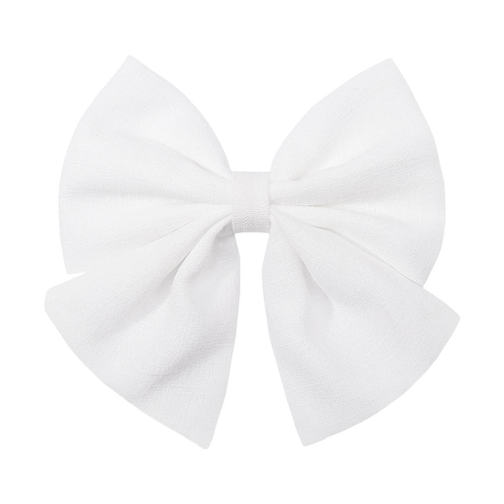 New Sweet Bows Hairpins Solid Color Clip Hair For Girls Hairband Handmade Hairpin Barrettes Headwear Kids Hair Accessories