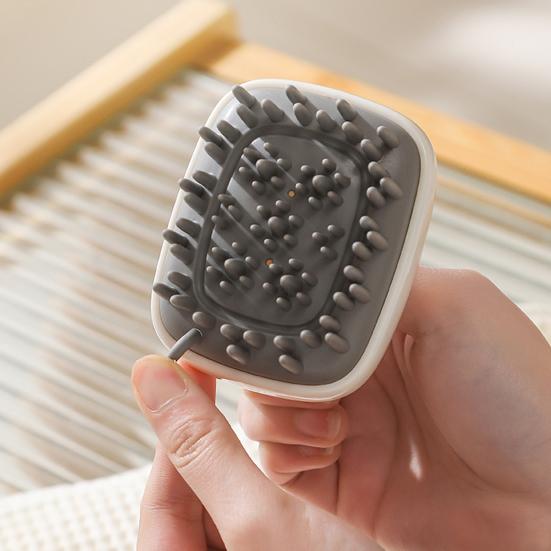 Kopfhautmassagegerät Shampoo-Bürste mit Griff, Haarwuchs Schuppenentfernung Kopfhautbürste, Kopfhaut-Peeling-Schrubber für die Dusche