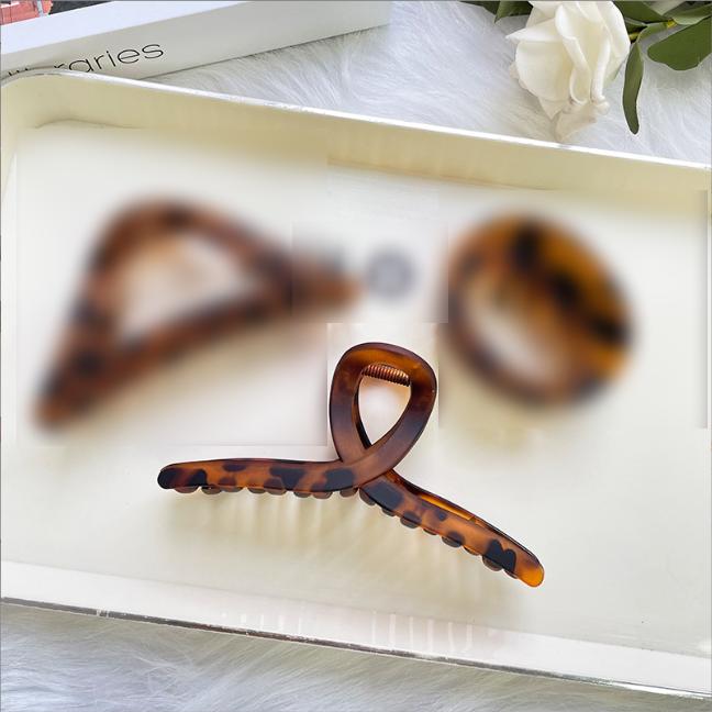 

Fashionable Hair Clip, Elegant And Fashionable Hair Clip Headband One Size коричневий