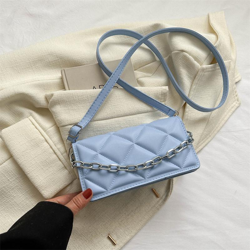 Chic Trendy Small Square Crossbody Bag 2023 Summer Fashion Pu Shoulder Bag For Women