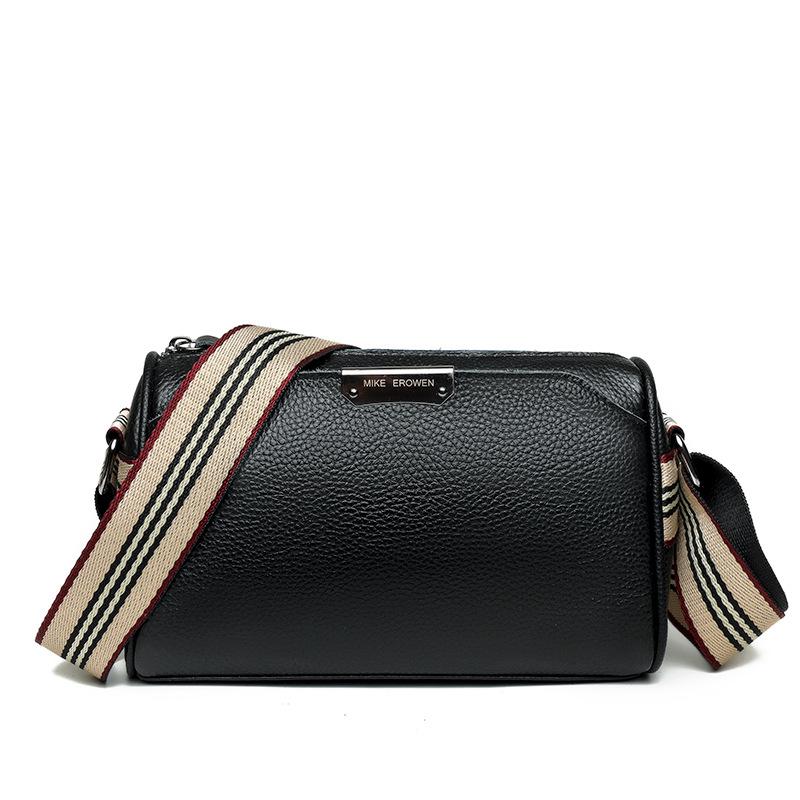 Leather Women'S Bag Large Capacity First Layer Cowhide Bag Fashionable And Simple Soft Leather Shoulder Bag Messenger Bag