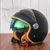 Newest Retro Motorbike Helmets DOT 3/4 Open Face Motorcycle Vintage Chopper Bike Cascos Scooter Capacete De Moto