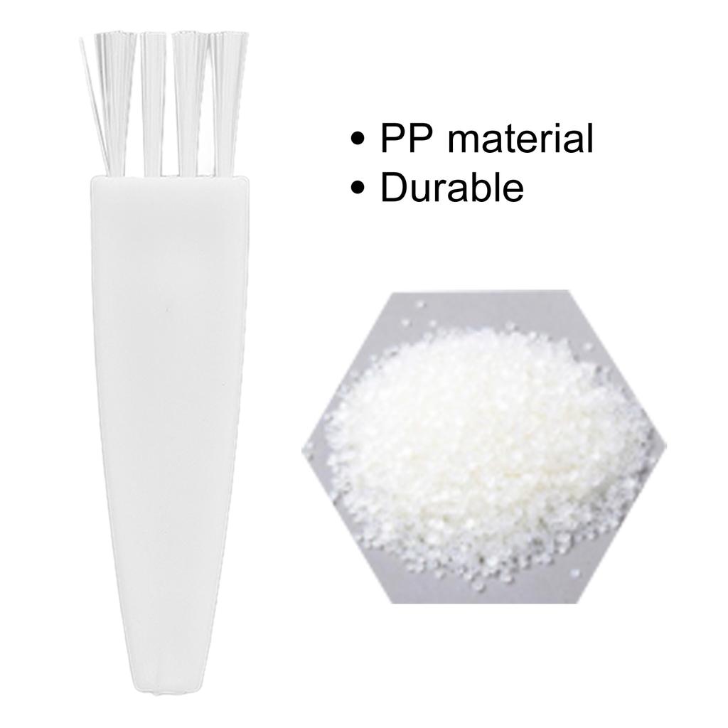 20pcs Razor Brush PP Handle Nylon Bristles Electric Beard Trimmer Cleaning Brushes for Computer Accessories