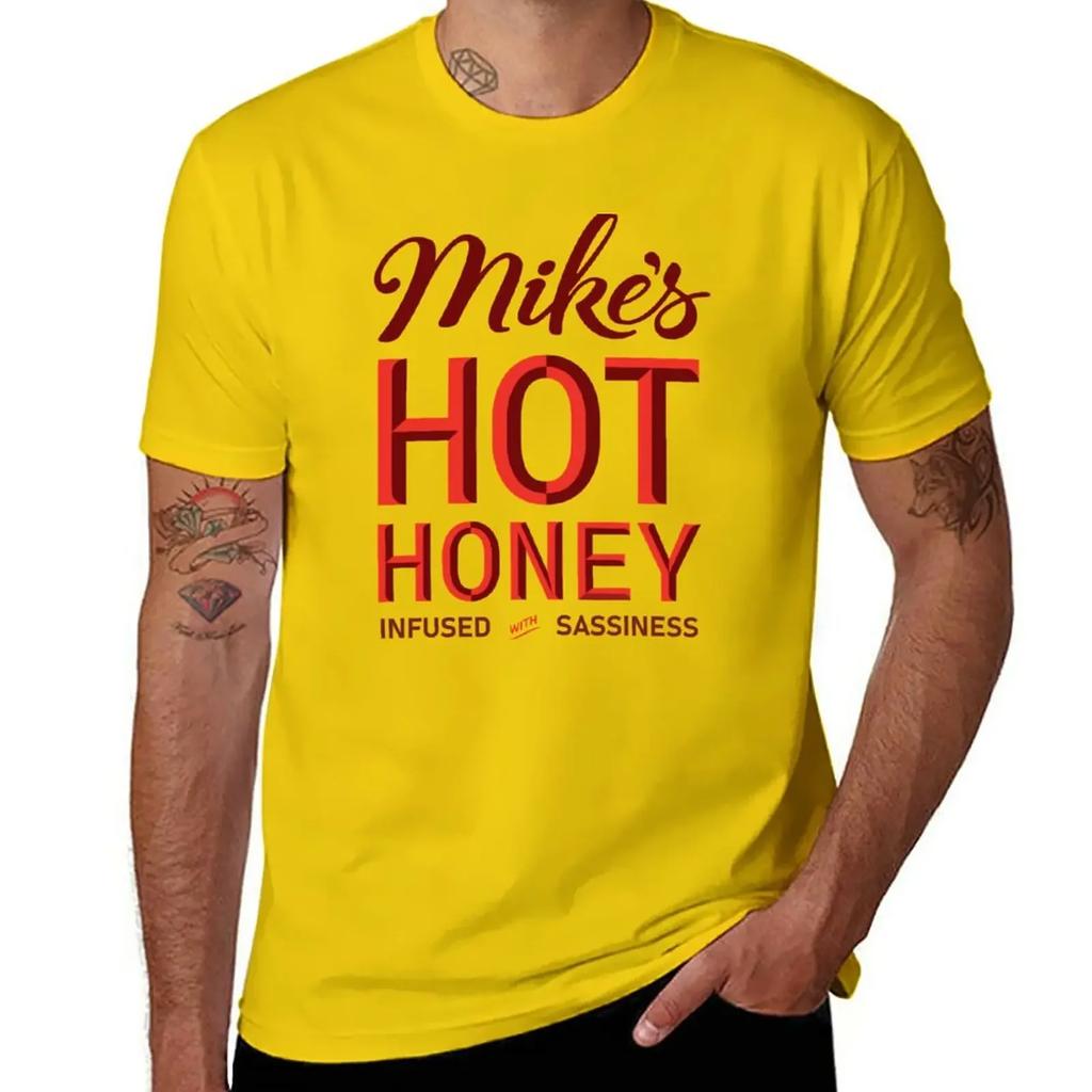 Hot honey T-Shirt shirts graphic tees plus sizes cute clothes plain black t shirts men