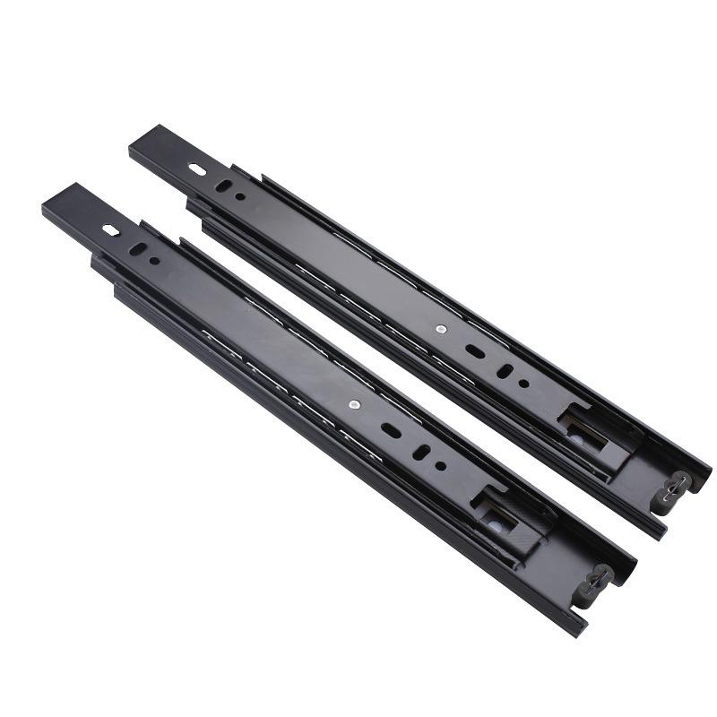 Heavy Duty Drawer Guide Full Extension Ball Bearing Slides Per Pair Buffer And Silent Wardrobe Furniture Hardware Accessories