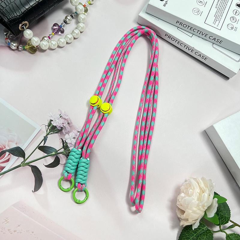 Verstellbares geflochtenes Handy-Lanyard - Abnehmbarer Umhänge-Schultergurt