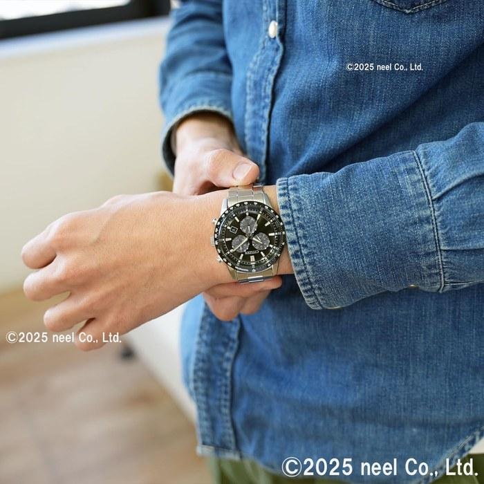 [CITIZEN] Watch CITIZEN COLLECTION Chronograph Eco-Drive 100m Water Resistant Silver/Black BL5614-59E Men's