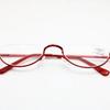 Classic Half Frame Reading Glasses HD Metal Fishwire Rack Spring Eyeglass Legs 1 0 2 0 3 0 3 5 4 0 Smooth Curved Style