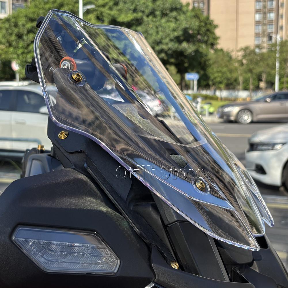 For YAMAHA X-MAX300 XMAX300 XMAX 300 Tech MAX 2025 Motorcycle Windshield Windscreen Wind Shield Deflectore Fairing Fly Screen